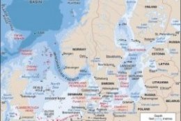 North Sea: the Baltic Sea, the North Sea, and the English Channel [Credit: Encyclopædia Britannica, Inc.]