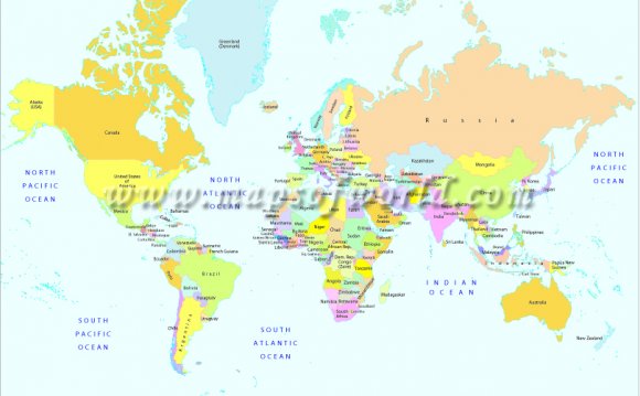 World Sea Maps
