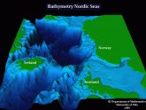 North Sea bathymetry