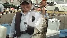Sea bass fishing in West Sea of the South Korea, Aug 10 2010