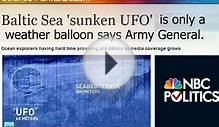 United States Military solves Baltic Sea UFO Anomaly
